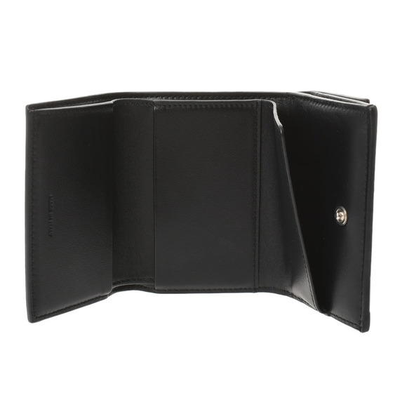 Celine Folded Compact Wallet Black Calfskin Tri fold - Picture 10 of 12